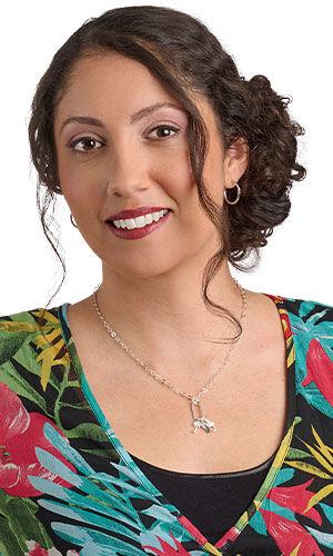 a smiling woman wearing design idea R J 2 F 