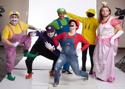 Fire Mountain Gems and Beads' employees dress up as characters from Super Mario for our 2021 employee Halloween costume contest.