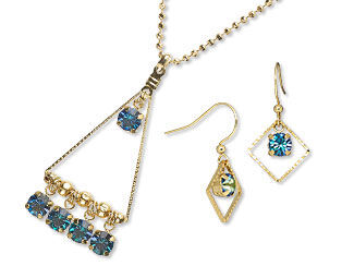 Single-Strand Necklace and Earring Set