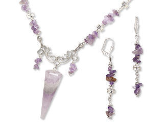 Single-Strand Necklace and Earring Set