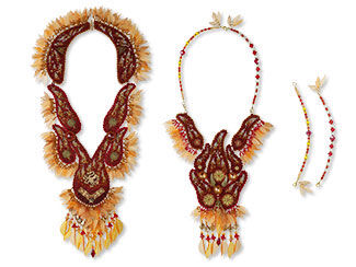 Convertible Bib-Style Necklace and Bracelet Set