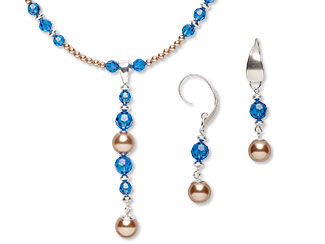 Single-Strand Necklace and Earring Set