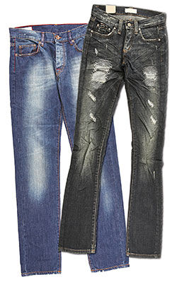 Two pairs of jeans