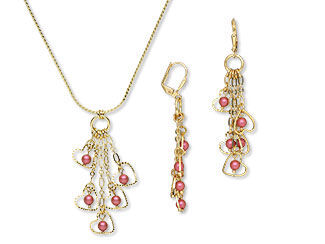 Single-Strand Necklace and Earring Set