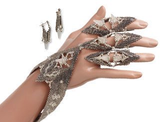 Bracelet, Earring and Ring Set