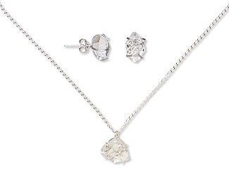 Single-Strand Necklace and Earring Set