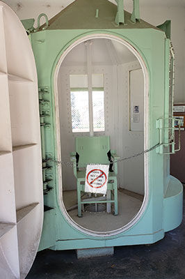 Vault with a chair inside