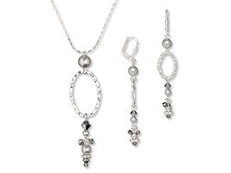 Single-Strand Necklace and Earring Set
