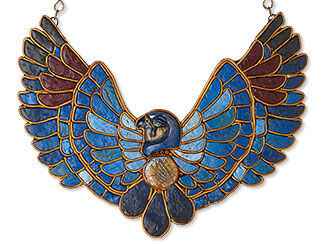 Necklace made with polymer clay
