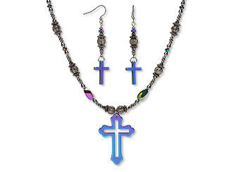 Single-Strand Necklace and Earring Set