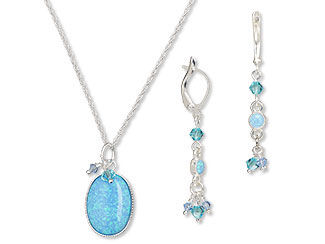 Single-Strand Necklace and Earring Set