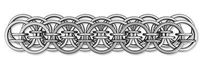 Chainmaille weave illustration