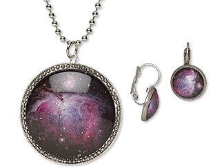 Single-Strand Necklace and Earring Set