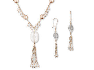 Single-Strand Necklace and Earring Set
