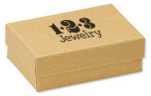 Box with the label "1.2.3 Jewelry"