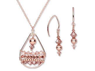 Single-Strand Necklace and Earring Set