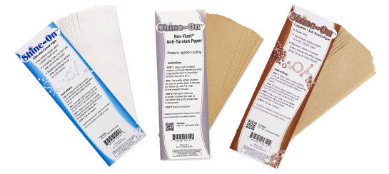 Shine-on anti-tarnish strips