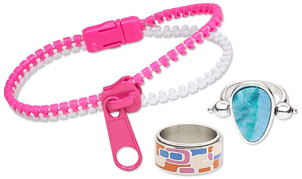 Zipper bracelets