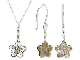 Single-Strand Necklace and Earring Set