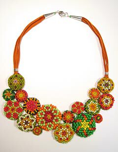 Peyote Buttons Necklace