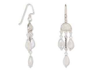 Rainbow Moonstone Earrings