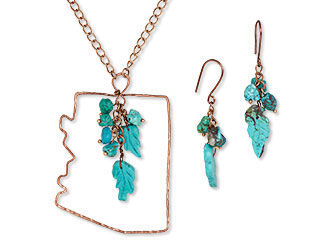 Single-Strand Necklace and Earring Set