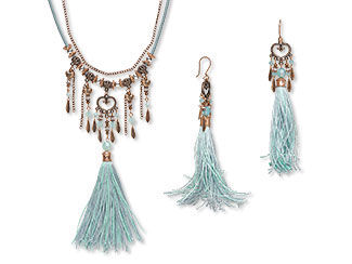Single-Strand Necklace and Earring Set
