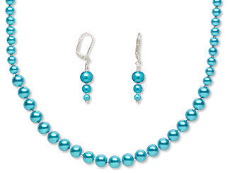 Single-Strand Necklace and Earring Set