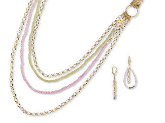 Multi-Strand Necklace and Earring Set