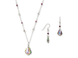 Single-Strand Necklace and Earring Set