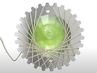 How to Create a Wrapped Gear and Crystal Rivoli Focal