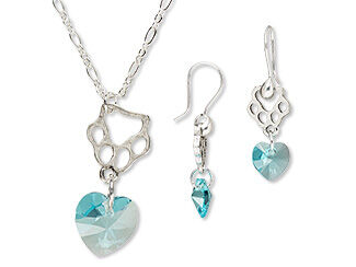 Single-Strand Necklace and Earring Set