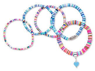 Five-Piece Stretch Bracelet Set