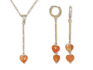 Single-Strand Necklace and Earring Set
