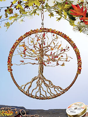 Tree of life shown against a blue background