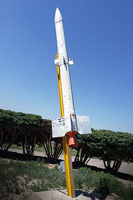 rocket sculpture