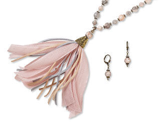 Single-Strand Necklace and Earring Set