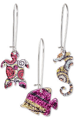 Sea creature earrings