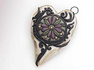 Secrets to Polymer Clay Project 6: Stained Glass Heart Pendant Video