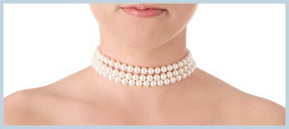 Collar-length necklace example