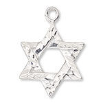 Star of David charm
