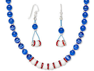 Single-Strand Necklace and Earring Set