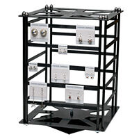 Revolving acrylic earring rack display, item 1285PK.