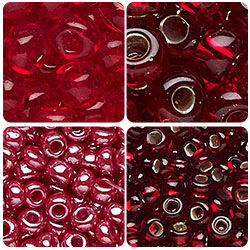 red bead assortment