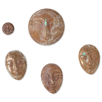These were fired with flaws resulting in cracked and irregular surfaces.