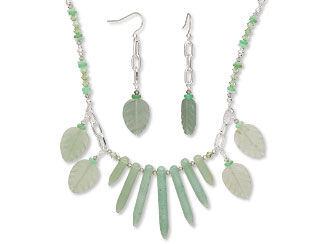 Single-Strand Necklace and Earring Set