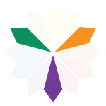 Green, orange, purple