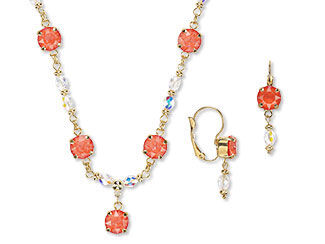 Single-Strand Necklace and Earring Set