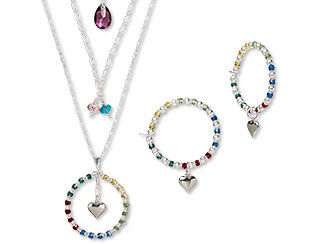 Three-Piece Necklace and Earring Set