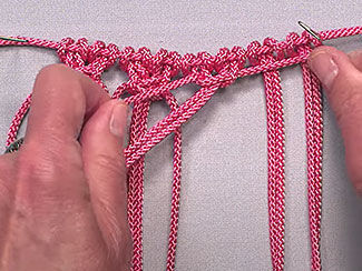 Creating a Net with Square Knots